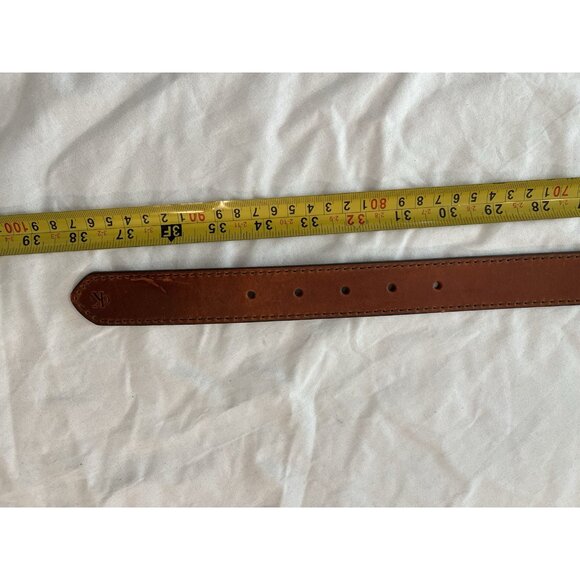 VINTAGE Y2K DEADSTOCK CALVIN KLEIN 100% LEATHER MADE IN USA BELT Large - Picture 5 of 9